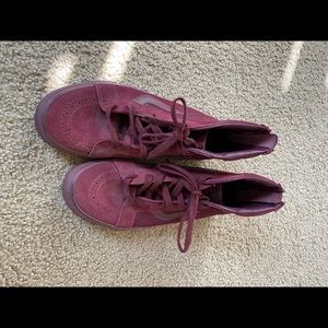 Velvet Maroon Sk8-Hi Vans